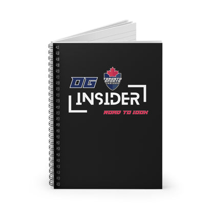 O.G. Insider Road to 100K Spiral Notebook