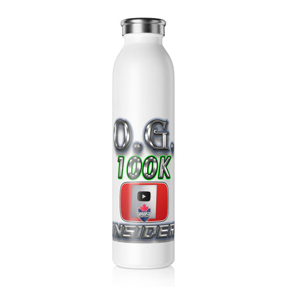 O.G. 100K Insider Slim Water Bottle