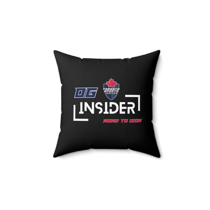 O.G. Insider Road to 100K Spun Polyester Square Pillow