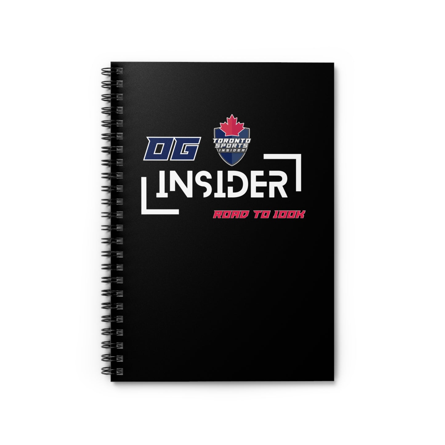 O.G. Insider Road to 100K Spiral Notebook