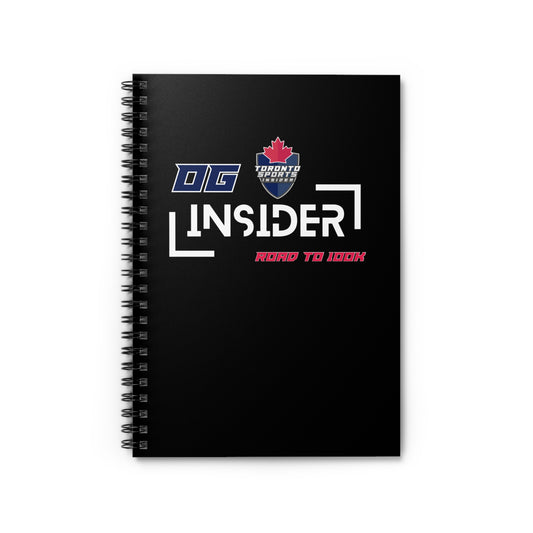 O.G. Insider Road to 100K Spiral Notebook